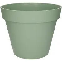 Eda Pot Rond Toscane - 40x32cm - 23l - Vert Laurier - Plastiques