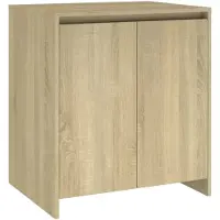 vidaXL Sideboard Chêne Sonoma 70x41x75 cm Matériau dérivé du bois