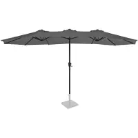 Vonroc Parasol Iseo 460x270cm - Parasol Premium | Gris