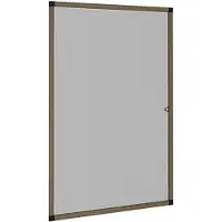 vidaXL Moustiquaire pour fenêtre Marron 80x120 cm