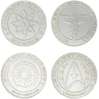 Fanattik Starfleet Divisions Star Trek Medallion Beige