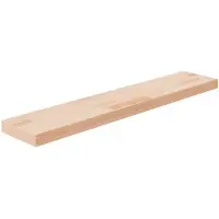 vidaXL Panneau d'étagère 100x20x4 cm Bois de chêne massif non traité