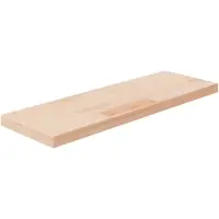 vidaXL Panneau d'étagère 60x20x2,5 cm Bois de chêne massif non traité