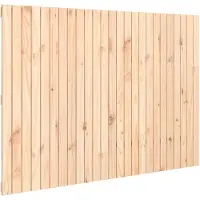 vidaXL Tête de lit murale 159,5x3x110 cm pin massif