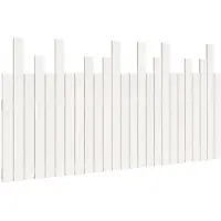 vidaXL Tête de lit murale blanche 159,5x3x80 cm pin massif