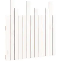 vidaXL Tête de lit murale blanche 82,5x3x80 cm pin massif