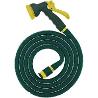 OEM Tuyau d'arrosage flexible Steuber Platinum GREEN avec 8 fonctions de pulvérisation, 33 m, label Süd, avec adaptateur intérieur et extérieur