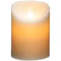Atmosphera BOUGIE 14,5CM À LED EFFET FLAMME - BLANC CASSÉ