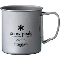 Snow Peak Titanium Single Wall Mug - 600ml