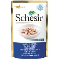 Schesir Tuńczyk z okoniem morskim karma uzupełniająca dla kota 12x50 g
