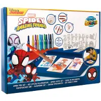 Canenco Dessin et coloriage enfant Canenco Spidey Spray Pen Set Deluxe