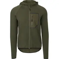 Agu Veste de Vélo AGU Unisexe DWR Tech Hoodie Venture Army Green-XL