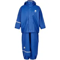 CeLaVi Ensemble de pluie basique uni en PU Enfant Bleu Océan Oceanblue