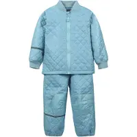 CeLaVi Ensemble thermique basique uni Enfant Celavie Cerulean
