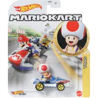 Hot Wheels GBG25 Hot Wheels Mario Kart Replica 1:64 Die-Cast, 1 pièce, assorti