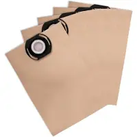 Vonroc Sacs à poussière pour aspirateur multi-usage – 5 pcs | Pour aspirateur VC508DC
