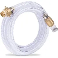 Vonroc Set de tuyau d'aspiration pour pompes à eau - 4mx25mm, 1'' | Universel