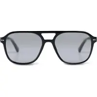 Kapten & Son Lunettes de soleil 'Zurich Oversize All Black' noir / argent