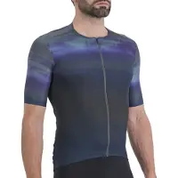 Sportful Flow Supergiara Short Sleeve Jersey Bleu M Homme