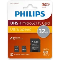 Philips Microsdhc 32gb Memory Card Clair