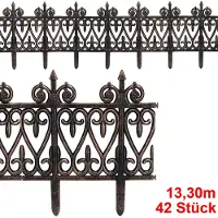 Deuba Set bordure de jardin aspect laiton 13,3 m