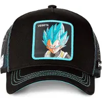 Capslab Dragon Ball Z Vegeta Cap Noir