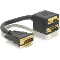 DeLOCK Séparateur DVI vers DVI + VGA -