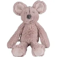 Happy horse Doudou Souris Mex 38cm - Vieux Violet - Jouet doux pour bébé