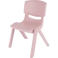 Bieco Chaise Enfant Empilable, Intérieur/Extérieur Rose