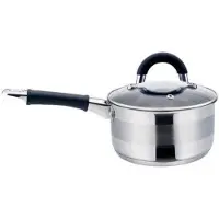 KINGHOFF casserole en acier avec couvercle 1,0l 14cm KH1254