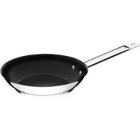 Tramontina Poêle à Frire Antiadhésive Professionnelle, Poêle + casserole, Noir, Argent