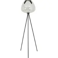 Light & Living - lampadaire - Mayson - argent noir - verre - lampe design - E27 - 1868612