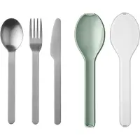 Mepal set de couverts ellipse 3 pièces - nordic sage 105760094700