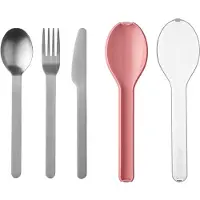 Mepal besteckset ellipse 3-teilig - vivid mauve