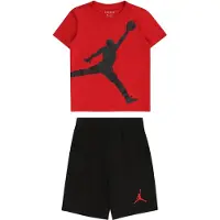 Jordan Set 'JUMBO' rouge foncé / noir