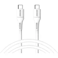 Accezz Câble USB-C vers USB-C - 1 mètre - Blanc