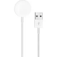 Handyhuellen.de ﻿Câble de charge magnétique pour Apple Watch - USB-A - 1 mètre - Blanc