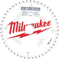Milwaukee 4932471380 - Lames de scies circulaires - CSB P W 190 x 30 x 2,1 x 48ATB
