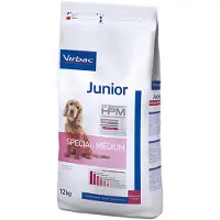 Virbac Croquettes Pour Chien Hpm Junior Medium 12kg