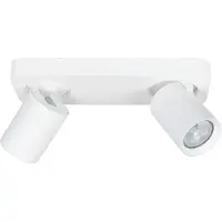 Highlight Spot double en saillie Oliver blanc mat