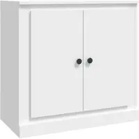 vidaXL Sideboard Blanc 70x35,5x67,5 cm Bois composite