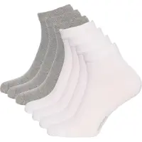 Camano Chaussettes gris chiné / blanc