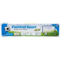 Merkloos But de football 44 x 31 x 24 cm bleu/jaune