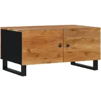 vidaXL Table basse 80x50x40 cm en acacia massif & bois composite