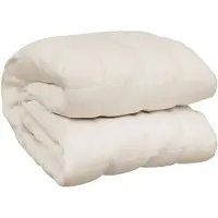 vidaXL Couverture lestée Crème clair 220x235 cm 15 kg Tissu