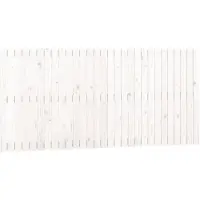 vidaXL Tête de lit murale blanche 185x3x90 cm pin massif