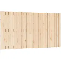vidaXL Tête de lit murale 159,5x3x90 cm pin massif