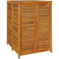 vidaXL Coffre de jardin 70x87x104 cm bois massif acacia