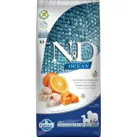 Farmina N&D Ocean Morue, Potiron & Orange 12 kg - pour chiens adultes de moyennes et grandes races