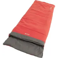 Outwell Celebration Lux 4ºc Sleeping Bag Vert Long / Left Zipper